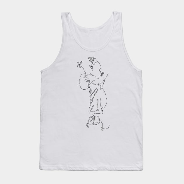 WayV NCT TEN lineart Tank Top by nanaminhae